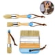 thumbnail image 2 of Juego de 4 pinceles para tiza y cera, de cerdas naturales, para muebles, madera y decoración del hogar. Incluye pinceles planos, redondos, grandes y puntiagudos., 2 of 8