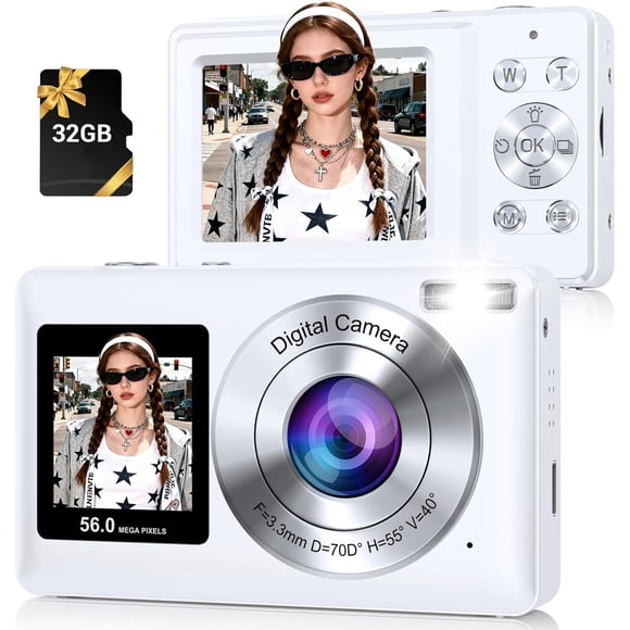 Cámara Digital SMARTKLIK DC251 56MP 2.7K Doble Pantalla
