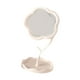 thumbnail image 2 of Espejo De Maquillaje Para Escritorio, Ajustable, Flexible, Con Forma De Flor, Color Blanco, 2 of 3