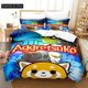 thumbnail image 1 of x1730 Bed Sheets Cartoons Aggretsuko Bedding Set Cute Quilt Cover Bed Cover With Pillowcase Twin Size Boys Adult Home 3-Piece Bedding Set (1 Duvet Cover + 2 Pillow Shams) nj1730, 1 of 5