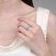 thumbnail image 5 of Anillo de Moissanita Anillo de Compromiso Marquesa para Mujer 1 Uds Color D Claridad VVS1 Anillos de Moissanita de Plata Esterlina 925 para Mujer Talla 5-9, 5 of 9