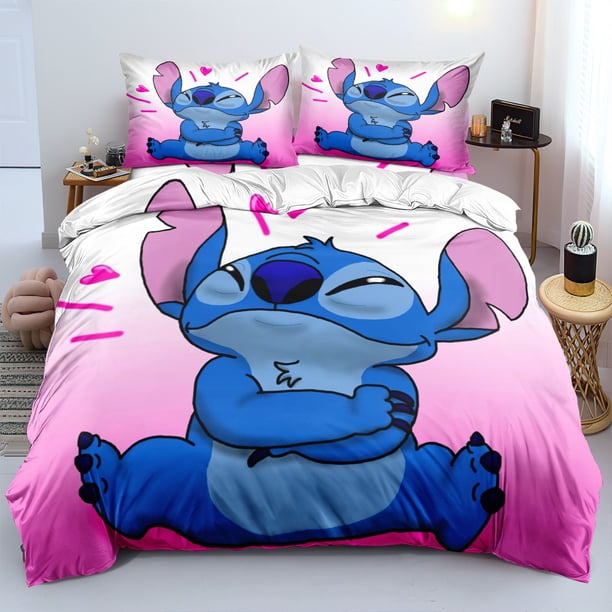 Cartoon Bedding Sets Stitch Bed Cover Comforter Cover Duvet Cover Pillow Case 2-3 Pieces Sets Bedroom Home Decoration