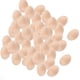thumbnail image 3 of Huevos De Pascua Sin Terminar, Huevos De Madera En Blanco Para Manualidades, Fiestas Y Halloween, 50 Unidades, 0,78 X 1,18 Pulgadas, 3 of 5