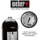 thumbnail image 4 of Medidor de temperatura Weber 63029 para olla Smokey Mountain de 22,5 pulgadas, 4 of 5
