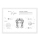thumbnail image 1 of Cuadro Virgo con Marco Blanco, 1 of 1