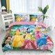 thumbnail image 1 of Princess Cartoon Series Girl 3-Pcs Bed Duvet Cover Set Microfiber Bedding Sets for Girls Kids, 1 of 5