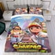 thumbnail image 4 of Subway Surfers Conjunto de sábanas temático, trío de piezas, cómodo y amigable con la piel, diseño único, regalo de decoración para el hogar para familiares, amigos y fans,135cm *200cm, 4 of 6
