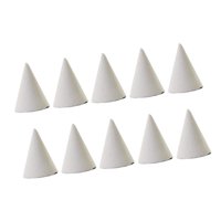 Magideal - 10 Uds. Soporte De Cerámica Refractaria Para Uñas, Accesorios De Arcilla, Soporte De Cocción De Arcilla Portátil De Alúmina Para Amantes De La Cerámic Medio