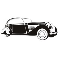 Rienda Libre Graphics - Decomural Vintage Car Retro Transport Ws-17854