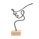 thumbnail image 4 of Escultura De Contorno De Cara De Metal, Figura De Arte De Hierro, Adorno De Escritorio, Decoración Del Hogar L, 4 of 5