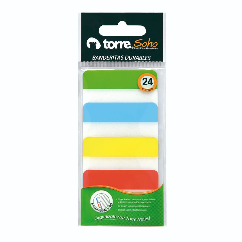 Banderitas Durables 24 Unidades Torre