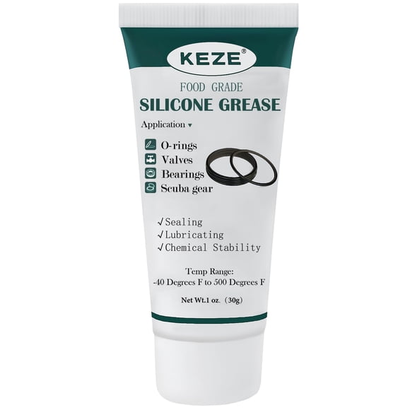 Lubricante Keze, silicona impermeable, apta para uso alimentario, 30 ml, 1 paquete