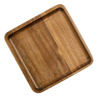 Bothyi - Bandejas De Pan Y Verduras Plato De Madera Plato De Galletas De Frutas Cuadrado