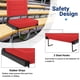 thumbnail image 2 of Asiento para estadio Maeytau portátil con cojín acolchado y respaldo, 2 of 7