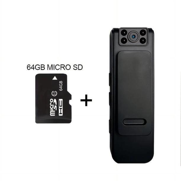 Wireless Wi-Fi Mini Camera With Clip, 1920P Security Mini Camera, 180° Pivoting Wide Angle Lens, Night Vision, Suitable For Outdoor And Indoor Sports, Law Enforcement Personnel