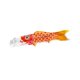 thumbnail image 1 of Cometa Japonesa Con Bandera De Pez, Manga De Viento De Carpa, Decorativa Para Sushi, Bar, Patio Trasero, Color Naranja, 1 of 5