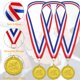 thumbnail image 4 of Medals Donrime Well Done, paquete de 12 unidades, metal dorado con cinta, 4 of 7