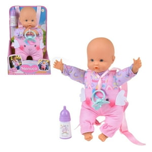 Muñeca Nenuco Cuerpo Suave Para Bebé Con Porta Bebé