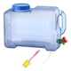 thumbnail image 2 of Contenedor de agua de capacidad de 8L, cubo de agua con tanque de espiga, jarra de almacenamiento de agua para acampar, para picnic, conducción, Sin tapa de agujero., 2 of 5