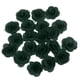 thumbnail image 4 of 20 piezas de seda rosa cabeza de la flor bud diy artesanía decoración de la boda verde oscuro, 4 of 5