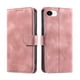 thumbnail image 1 of Funda Cartera para iPhone 16E Tapa con Ranuras, Soporte y Correa Rosa, 1 of 5