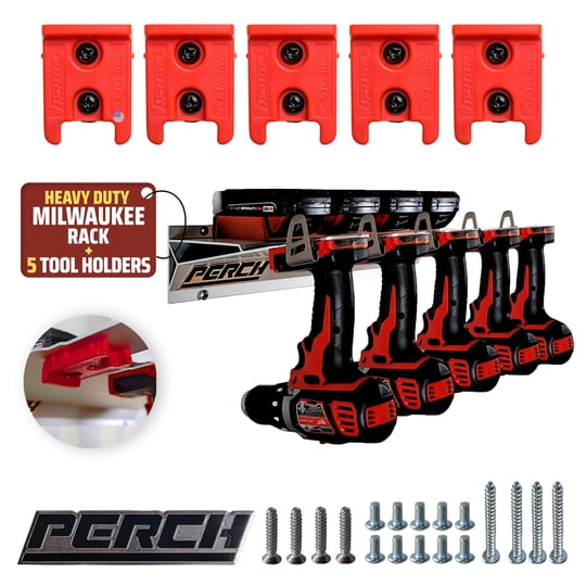 Soporte Portaherramientas Perch Para Herramientas Inalámbricas Milwaukee M18 De 18 V