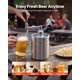 thumbnail image 2 of Mini Barril VEVOR 64 oz Acero Inoxidable con Growler Presurizado, 2 of 9