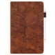 thumbnail image 5 of Funda con relieve del Árbol de la Vida para tablet Samsung Galaxy Tab A9 Plus con soporte, ranuras para tarjetas y soporte para lápiz óptico. Marrón, 5 of 6
