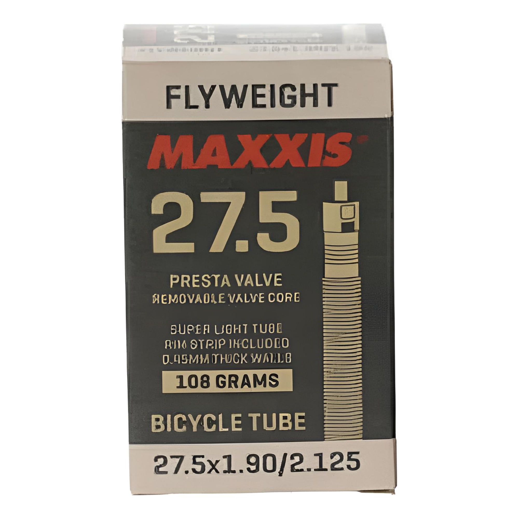 Cámara Maxxis Flyweight 27.5x1.9-2.125 Válvula Presta Negro