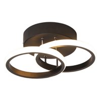 Genérico - Lampara Techo Plafon Circular Led Pasillo Baño Hogar Lau