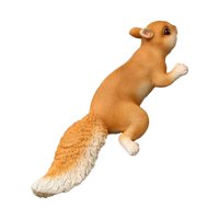 Magideal - Figurita De Ardilla De Resina Creativa, Colgante De Jardín, Bonita Estatua De Jardín, Decoración Para Interior, Patio Trasero, Decoración De Micropais Estilo A