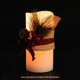 thumbnail image 2 of Adorno Para Vela B52 Natural Decorativo Natural Cuadros Vichy, 2 of 5
