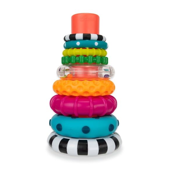 Juguete Apilable Sassy Stacking Rings STEM 9 Piezas 624M