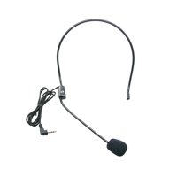Magideal - Auriculares Con Micrófono, Diadema Con Cable, Uso Múltiple Para Amplificador De Voz, Auriculares Con Micrófono Para Guías Turísticos, Personas Mayores Doble Vía