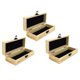 thumbnail image 3 of Caja de madera natural de las gafas de la caja de las gafas del protector de los vidrios de la caja de las gafas 3pcs, 3 of 5