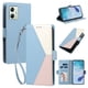 thumbnail image 2 of Funda Cartera Tricolor para Motorola Moto G14 con Soporte, Azul Claro, 2 of 6