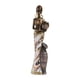 thumbnail image 3 of Figura De Mujer Africana Marrón Para Sala De Estar, Estantería, Decoración, Estilo A, 3 of 3