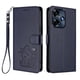 thumbnail image 1 of Funda Volteable tipo Billetera con Correa para Infinix Hot 30 4G, Azul, 1 of 6