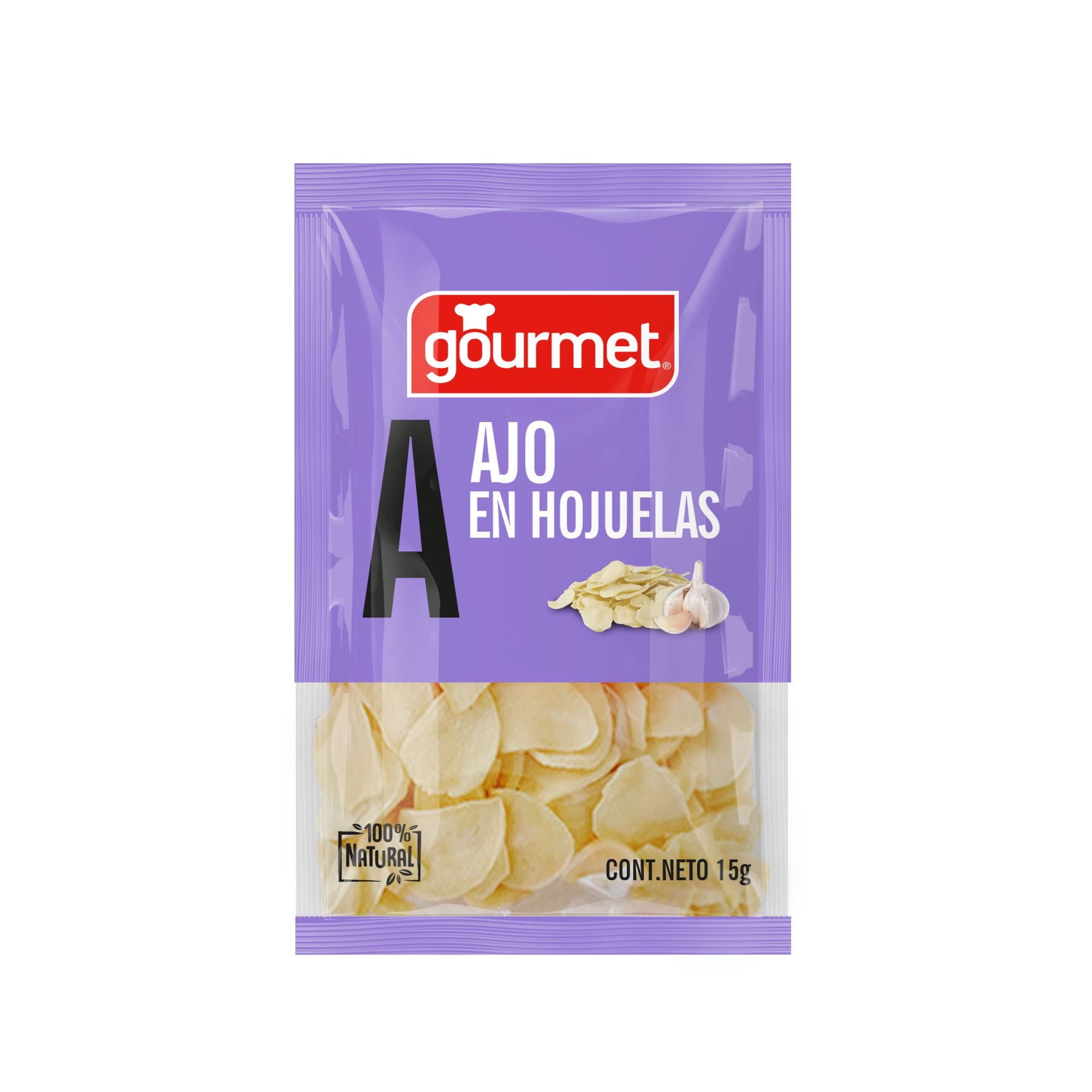 Ajo En Hojuelas Bolsa 15 g Gourmet