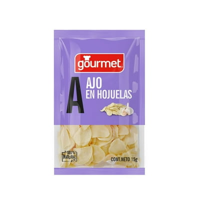 Ajo En Hojuelas Bolsa 15 G Gourmet