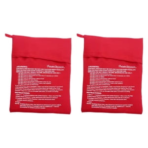 Magideal - Bolsa Microondas Para Patatas Dulces Papas Batatas Reutilizable Hecha De Poliéster Algodón Ayuda A Cocinar Rápido Y Fácil Adecuada Para Cocina Hogar L