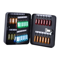 Magideal - Caja De Bloqueo De Almacenamiento De Llave Con El Código Del Gabinete De Llave Con Administración De Llave De Bloqueo Con Un Número De Accesorios Univ 48 Tarjetas Clave