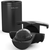 Máquina Para Hacer Bolas De Hielo Berlinzo Premium, Transparente, 6 Cm, Para Whisky