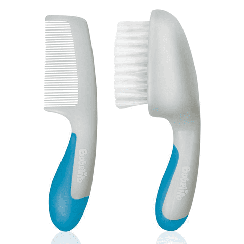 Babelito - Pack Cepillo + Peine Celeste