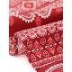 thumbnail image 5 of Agnes Orinda Blusa de Talla Grande para Mujeres Escuela Universidad Boho Estampado Floral Cuello Redondo Mangas con Volantes Camisas 1X Burdeos, 5 of 6