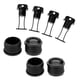 thumbnail image 1 of 8 pedazos de kayak canoa barco tapón buje tapones casco drenaje plugs accesorios, 1 of 3