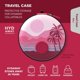 thumbnail image 2 of Estuche de viaje HYDAWAY plegable y aprobado por la TSA para vasos y recipientes reutilizables, 2 of 5