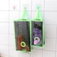 thumbnail image 5 of Soporte colgante para bolsas de supermercado, dispensador de bolsas de plástico, organizador para cocina (verde L), 5 of 5