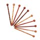 thumbnail image 2 of 10 Piezas Retro Horquilla De Madera Mujer De Pelo Pasillo De Pelo Tocado Joyería Artesanía 13cm, 2 of 5