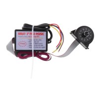 Ioensy - Controlador De Bocinas De Coche, Unidad De Control De Sonido Para Camiones, Vehículos De Emergencia, Botón De Perilla De Sonido 12